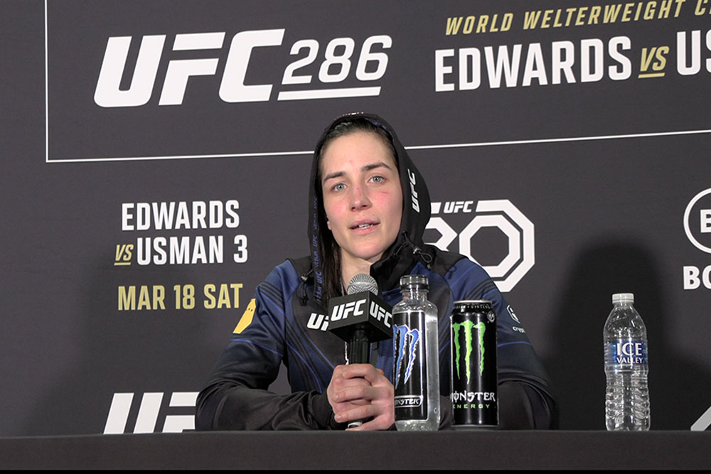 Veronica Hardy credits ‘cheat code to the game’ Dan Hardy for win at UFC 286
