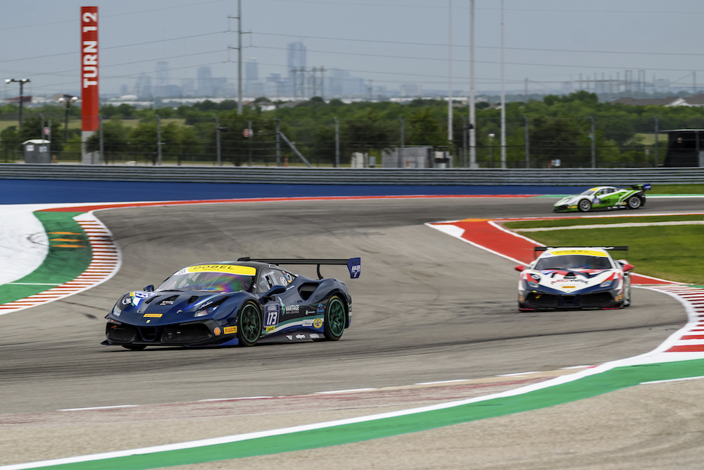 Ferrari Challenge onboard at COTA