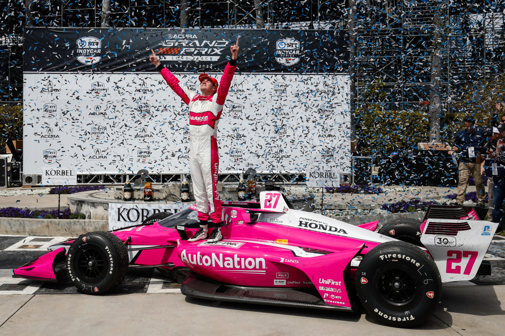 Kirkwood takes commanding first IndyCar win at Long Beach
