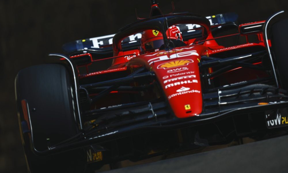Leclerc doubles up with sprint pole despite late crash