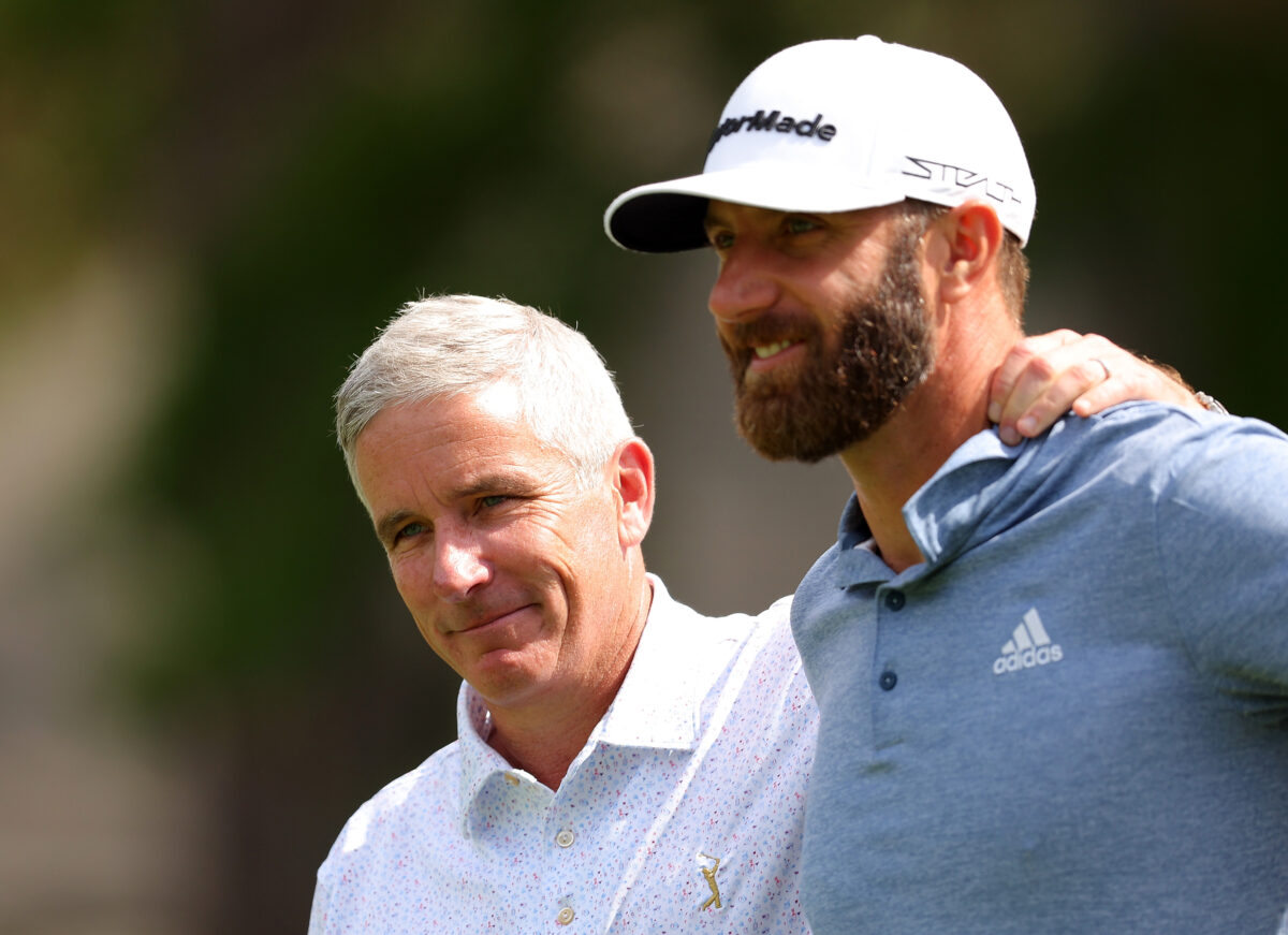 Dustin Johnson claims he didn’t say quote attributed to him bashing PGA Tour Commissioner Jay Monahan