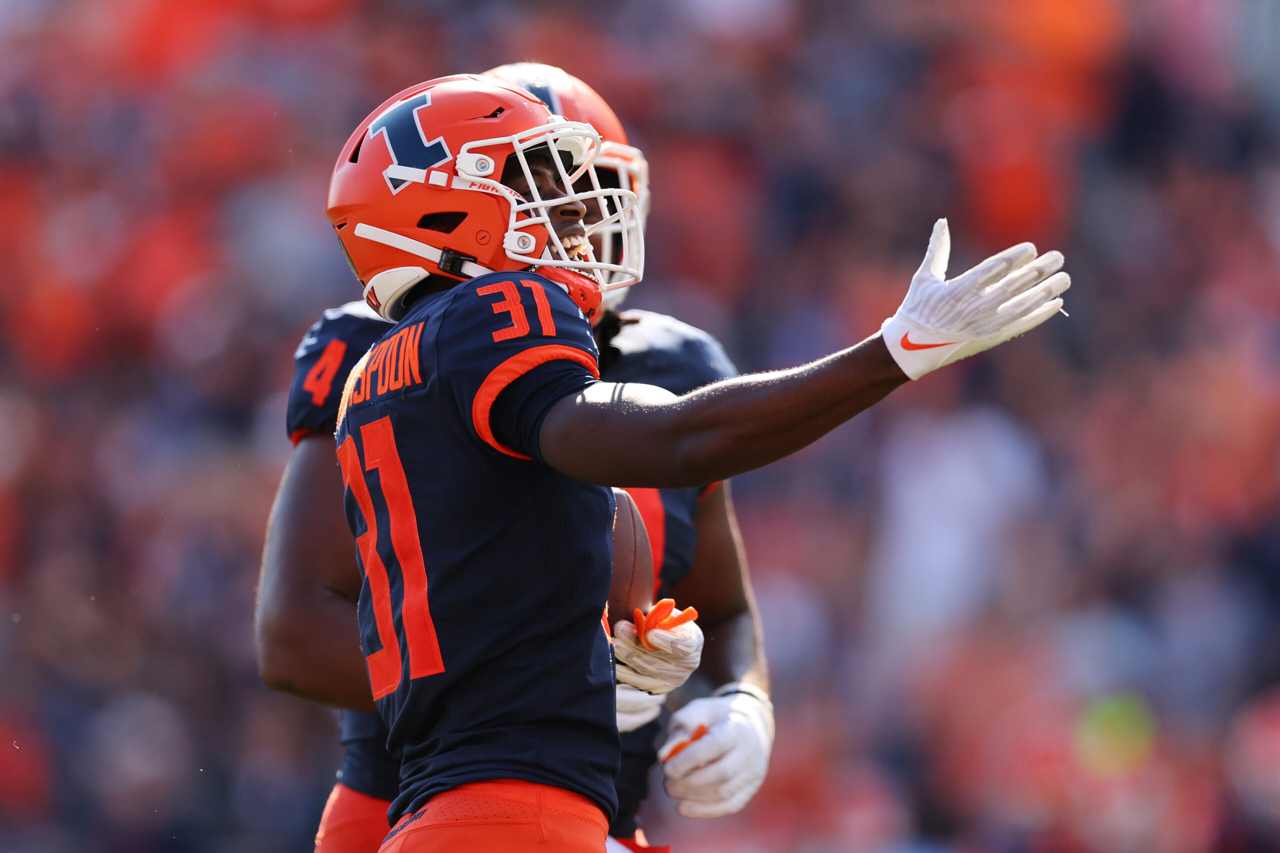 Illinois CB Devon Witherspoon passes the speed test at his pro day