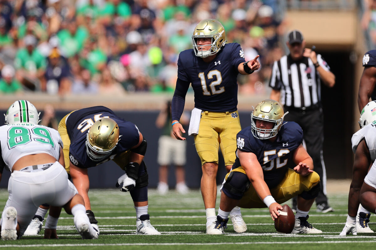 See it: Tyler Buchner’s note to Notre Dame faithful
