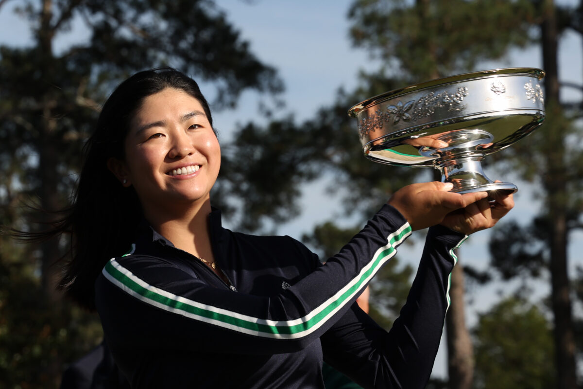 Rose Zhang completes amateur grand slam with playoff win at 2023 Augusta National Women’s Amateur