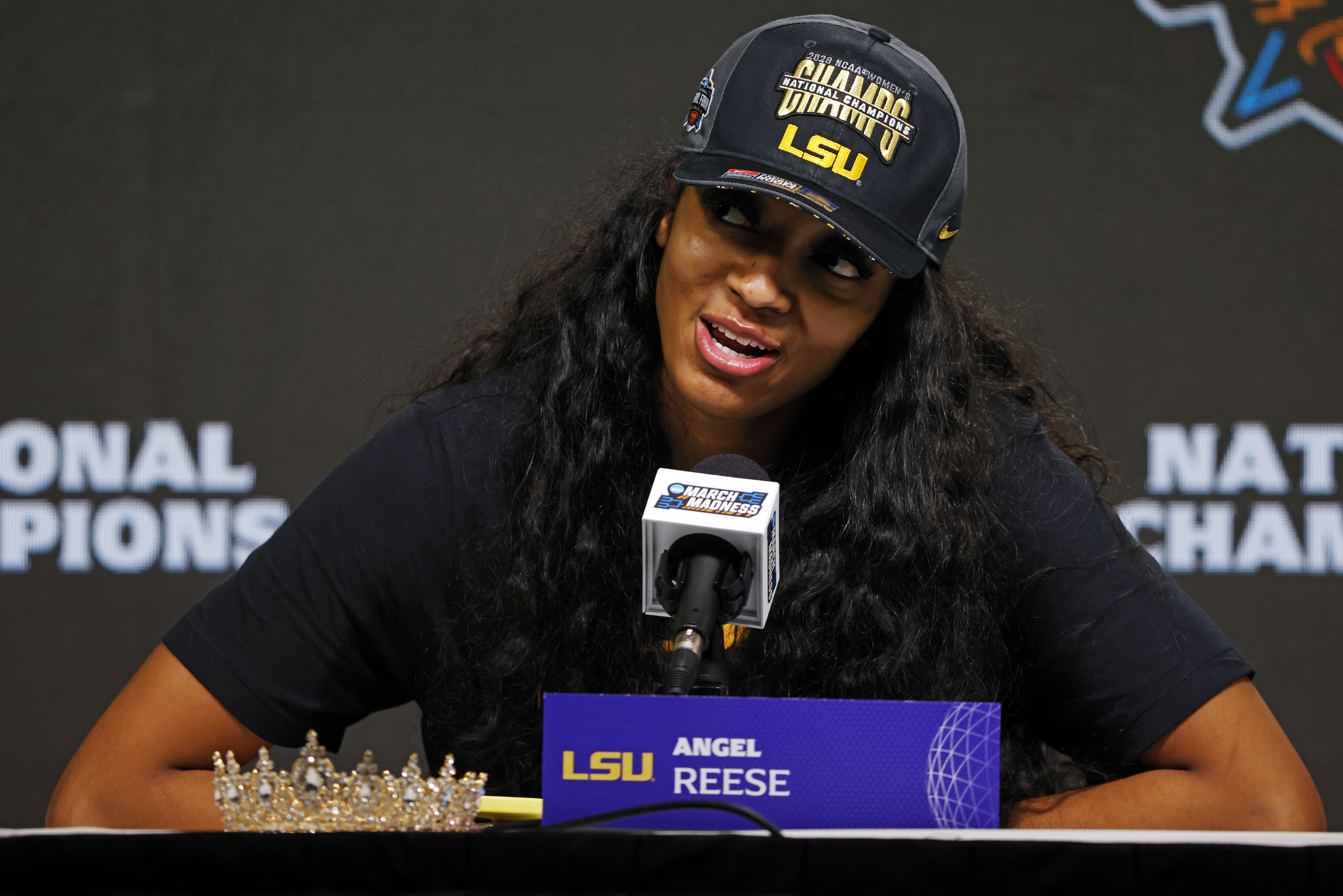 Angel Reese received an elite Old Bay care package after LSU’s national championship win