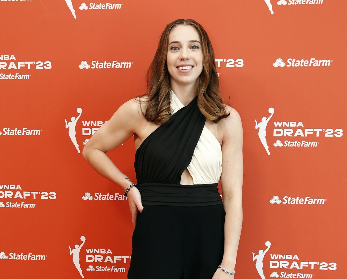 Photo gallery of Taylor Mikesell at the WNBA draft