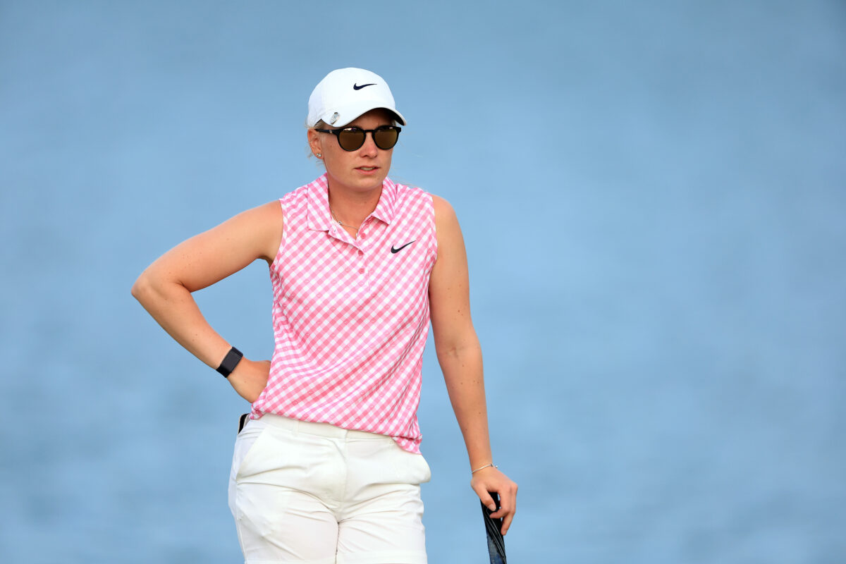 Sweden’s Frida Kinhult grew up playing on a windy island, and she leads after the first round of the LPGA’s Lotte Championship in Hawaii