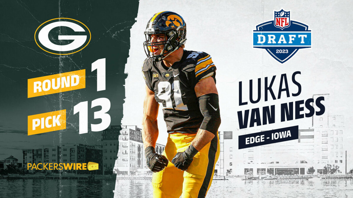 Green Bay Packers 2023 first-round pick: OLB Lukas Van Ness