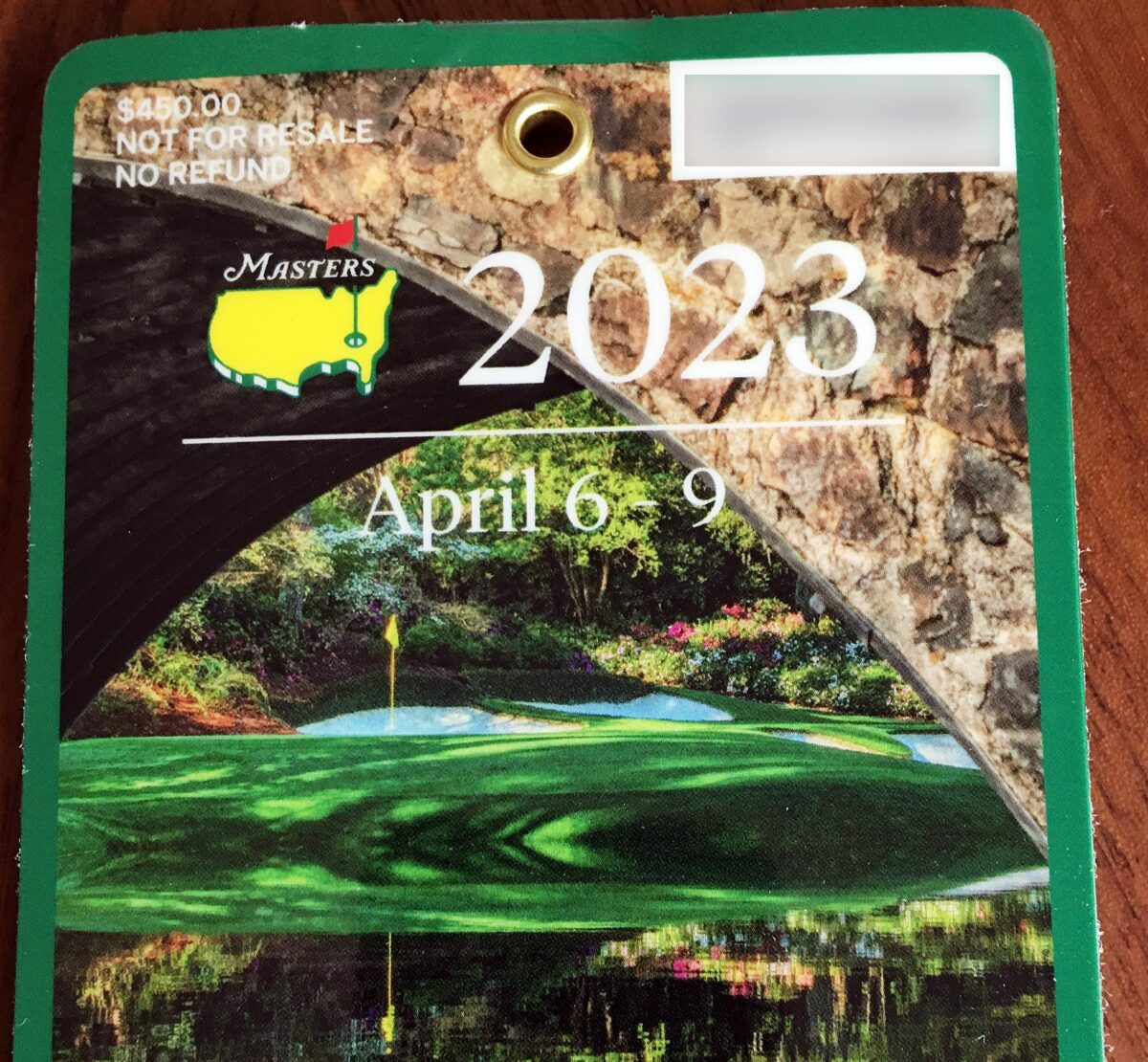 According to fine print on Masters badges, Augusta National isn’t liable for ‘all risk and danger arising from attendance’
