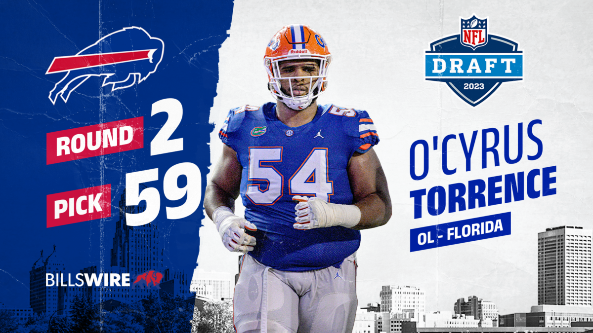 Buffallo Bills select G O’Cyrus Torrence in 2nd Round