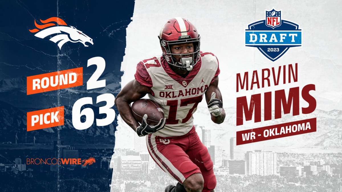 Marvin Mims headed to the Denver Broncos in the 2023 NFL Draft