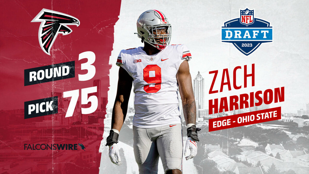 Falcons draft Ohio State EDGE Zach Harrison in third round