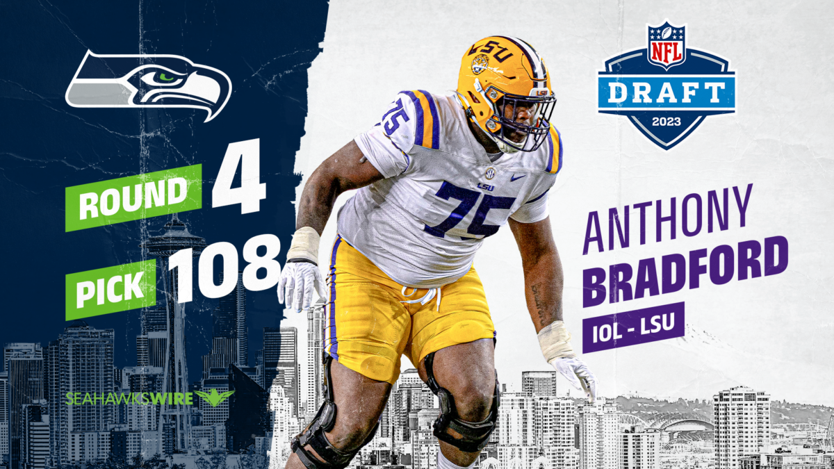 Anthony Bradford drafted by the Seattle Seahawks in 4th round