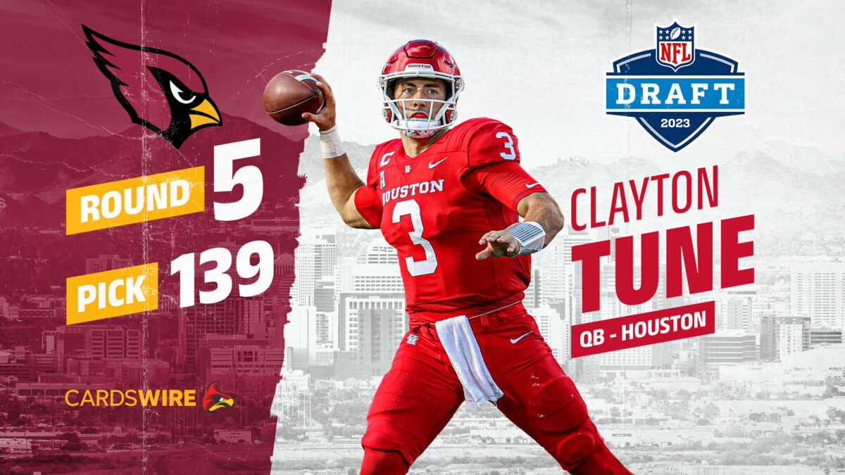 Cardinals select Houston QB Clayton Tune in Round 5