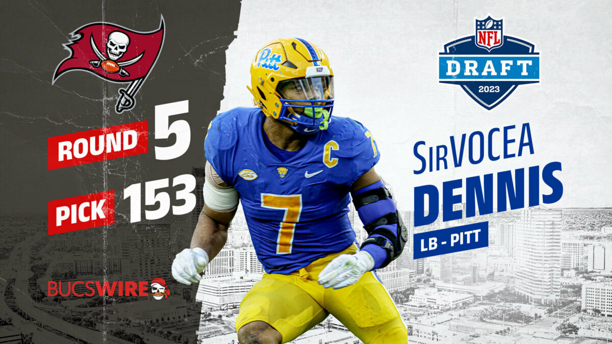 Bucs select LB SirVocea Dennis with pick No. 153 in the 2023 NFL draft
