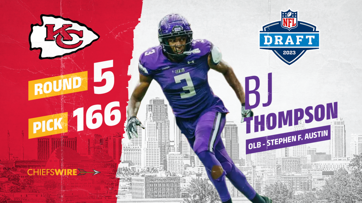 Instant analysis of Chiefs selecting SFA DE BJ Thompson at pick No. 166