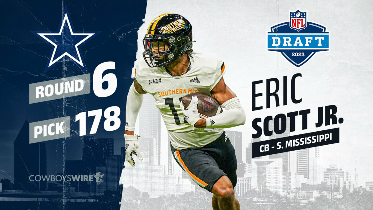 Cowboys select CB Eric Scott with Dolphins’ traded pick No. 178