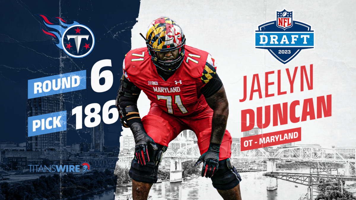 Grade for Titans drafting OT Jaelyn Duncan in Round 6