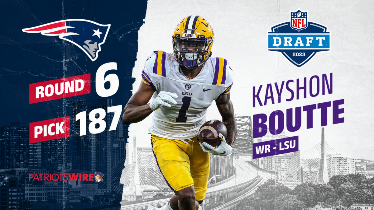 Patriots select LSU WR Kayshon Boutte in sixth round