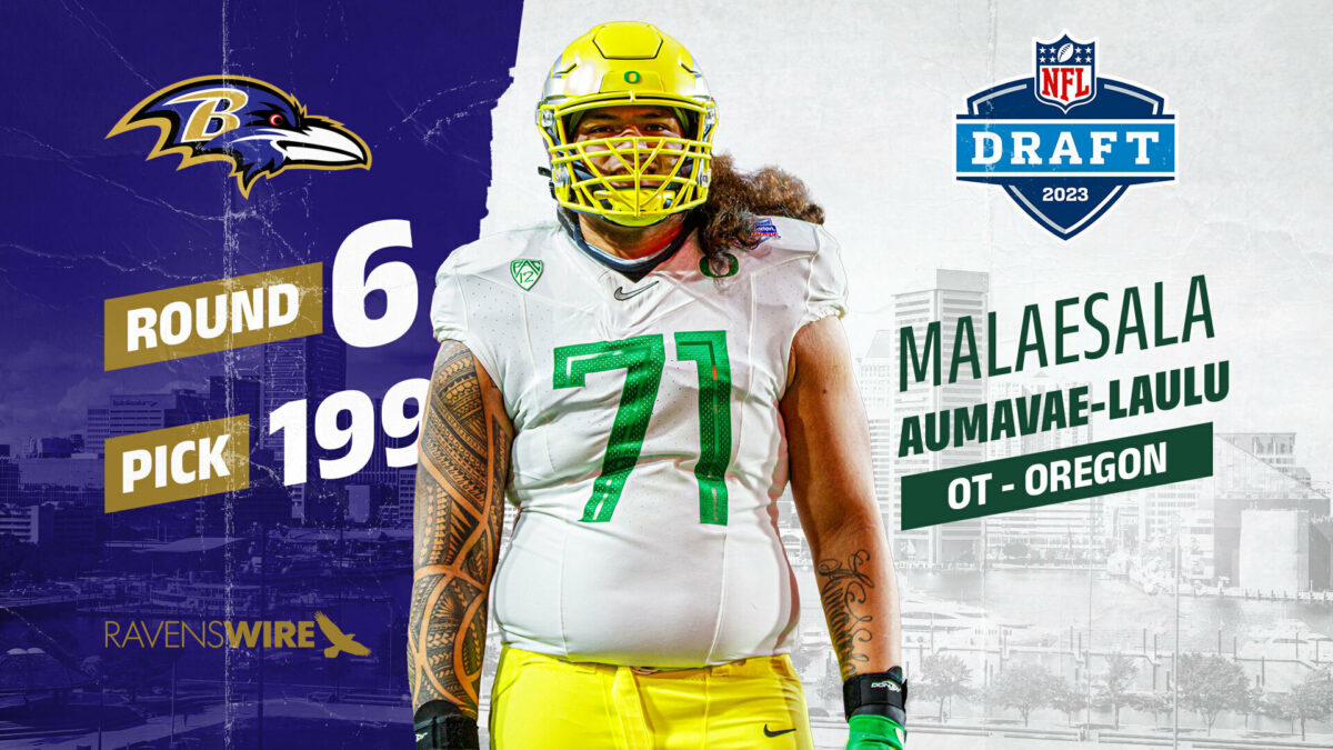 Maleasala Aumavae-Laulu goes to the Baltimore Ravens in the 6th round