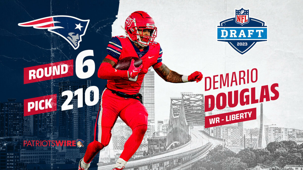 Patriots select Liberty receiver Demario Douglas in sixth round