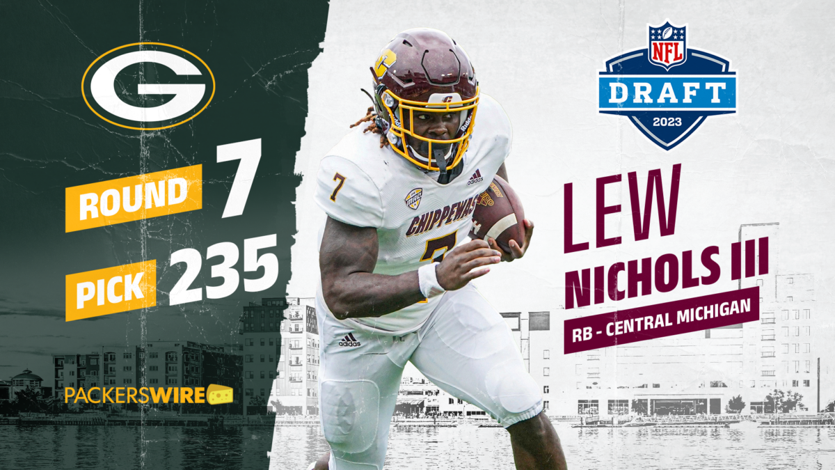 Packers select Central Michigan RB Lew Nichols III at No. 235 overall in seventh round of 2023 draft
