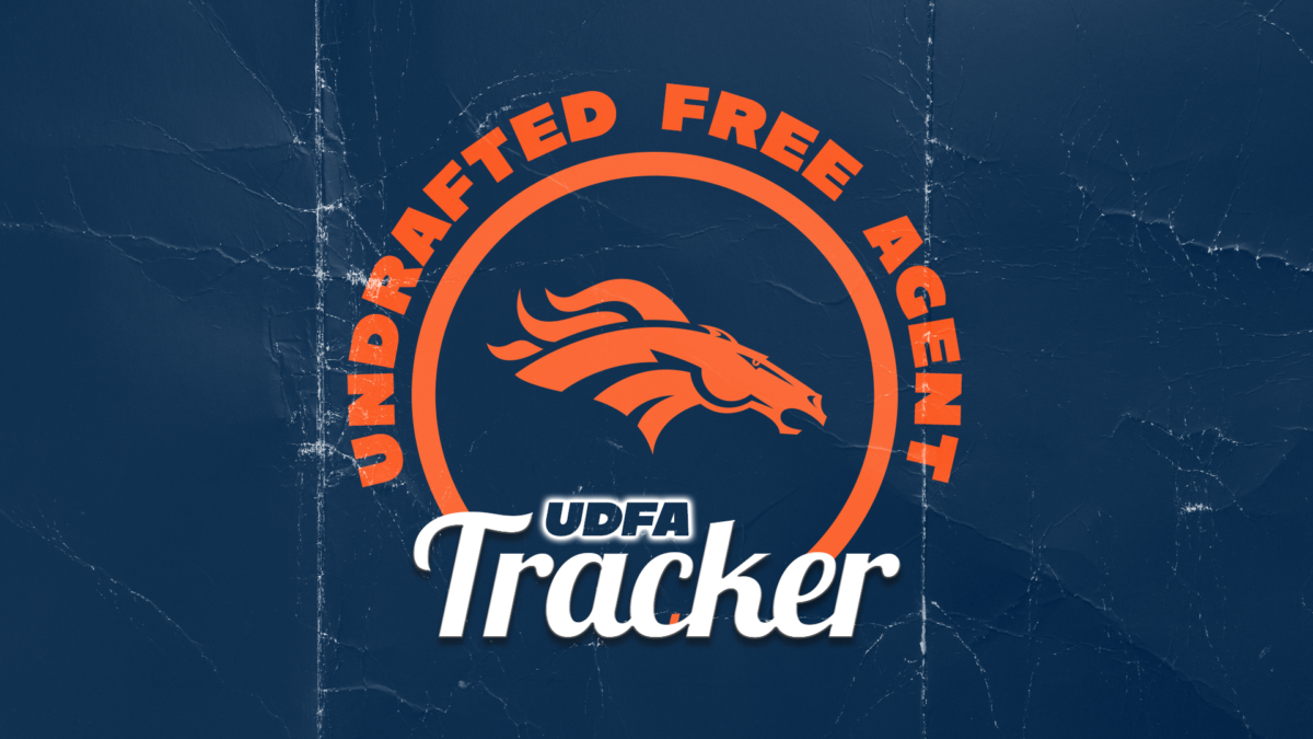 Broncos undrafted free agent tracker: View the team’s UDFA signings