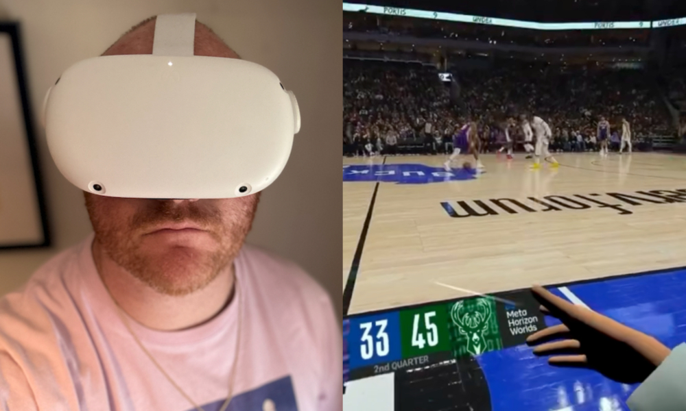 I watched an NBA game through their VR broadcast and it made me excited for the future