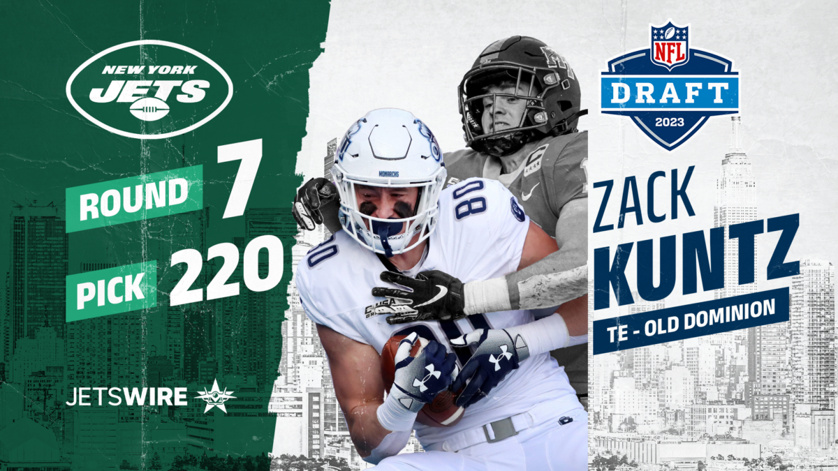 Jets select Old Dominion TE Zack Kuntz at No. 220