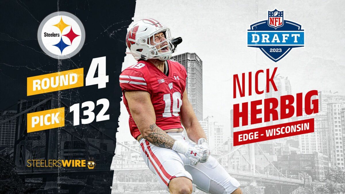 Badger edge rusher Nick Herbig selected in fourth round of the 2023 NFL Draft