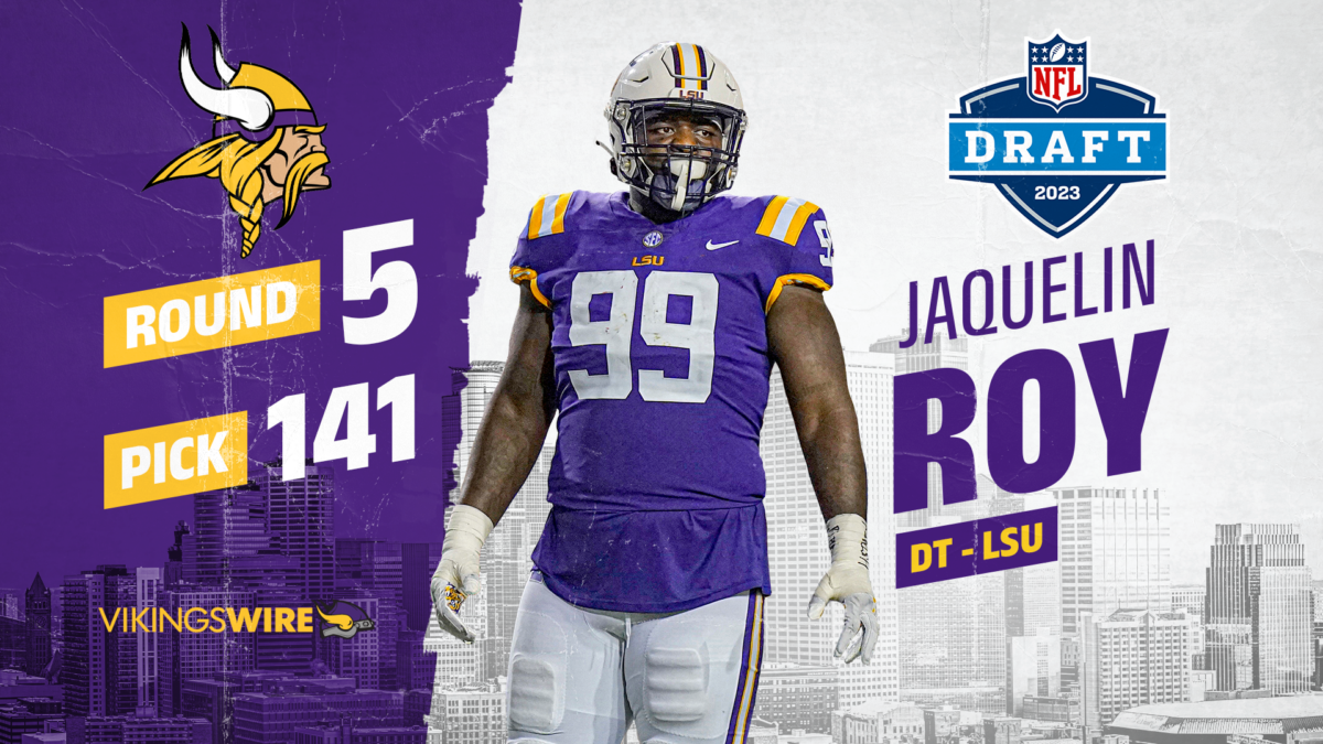 Vikings select LSU DT Jaquelin Roy on Day 3