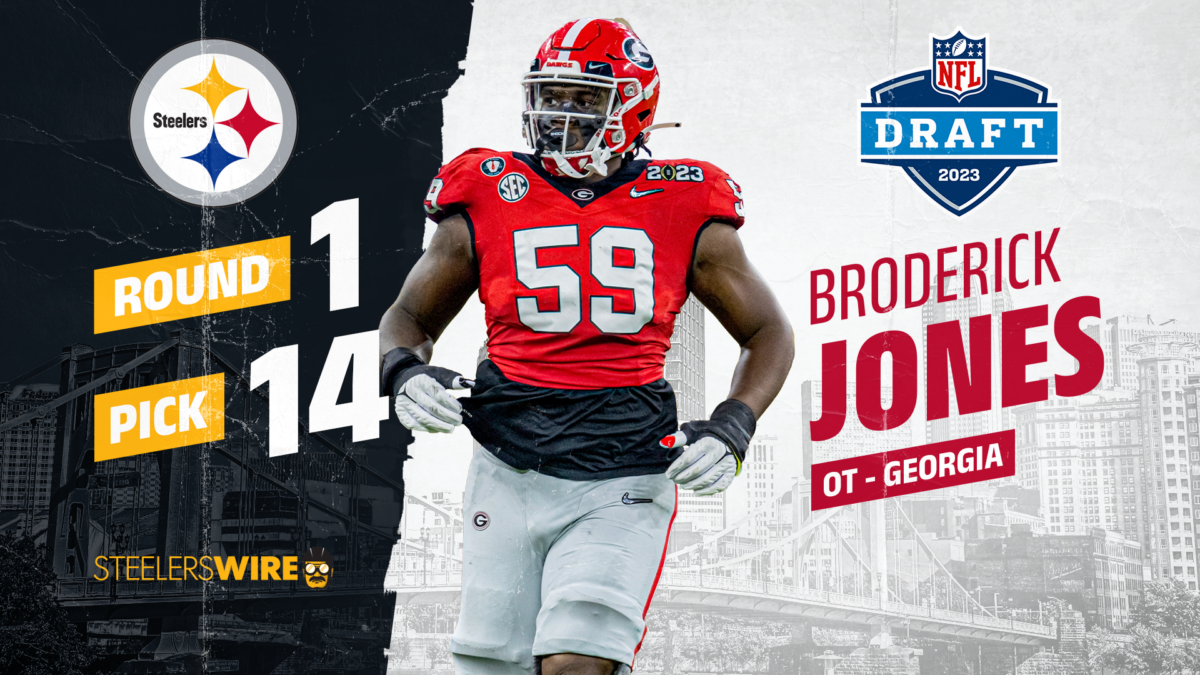 Georgia’s Broderick Jones selected in first-round of 2023 NFL draft