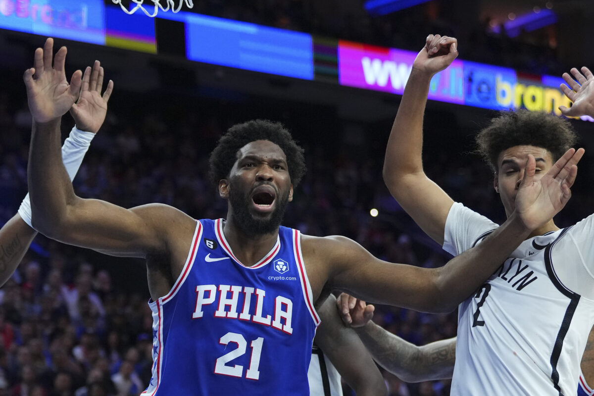 Sixers discuss how injured Joel Embiid looks as they prepare for Round 2
