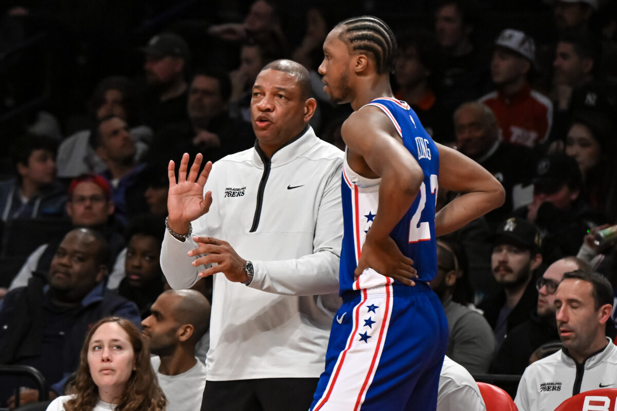 Louis King reacts to big debut as Sixers beat Nets in season finale