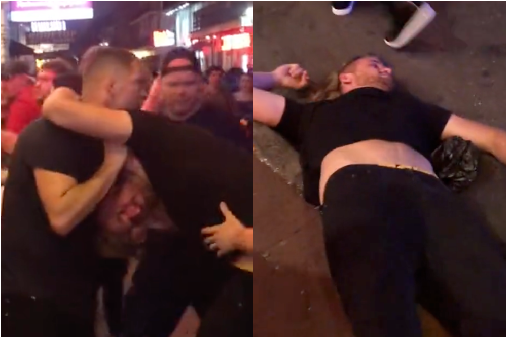 Video: Nate Diaz chokes man unconscious in street fight; Conor McGregor, Dana White, Jake Paul react