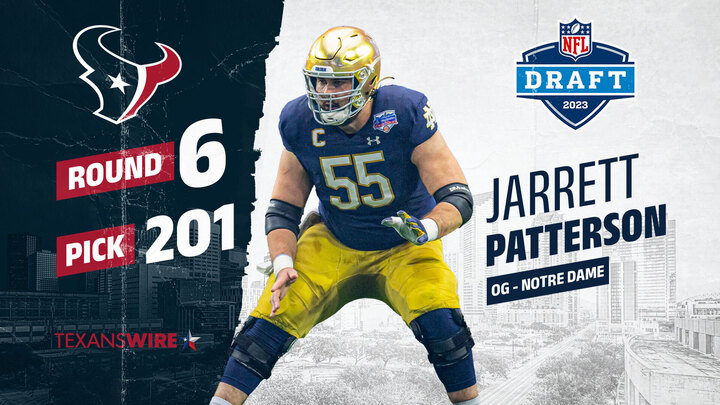 NFL draft: Texans draft Notre Dame offensive lineman on day 3