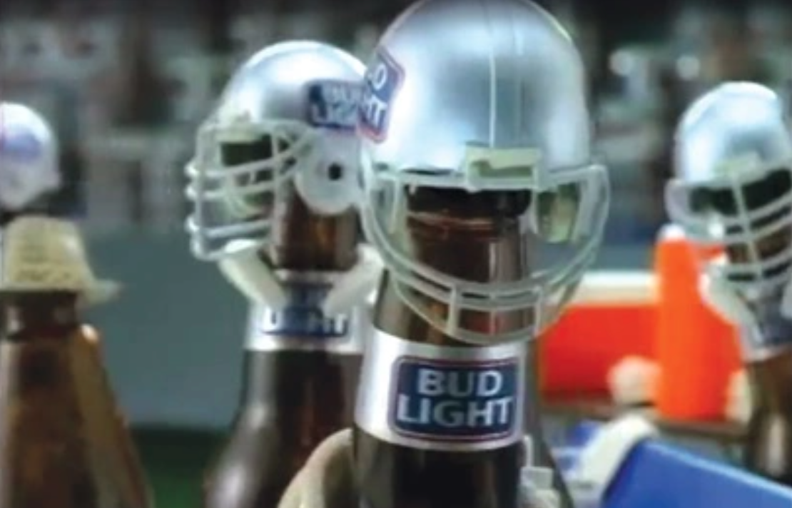 How many times did Bud Light Win the classic advertising campaign, the ‘Bud Bowl’?
