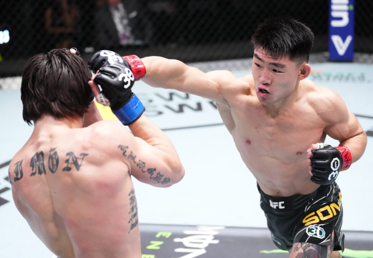 UFC Fight Night 223 results: Song Yadong punishes Ricky Simon with brutal onslaught for late TKO stoppage