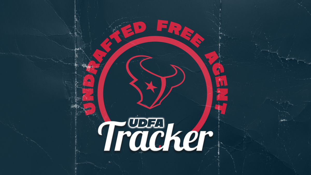 Houston Texans 2023 undrafted free agent tracker