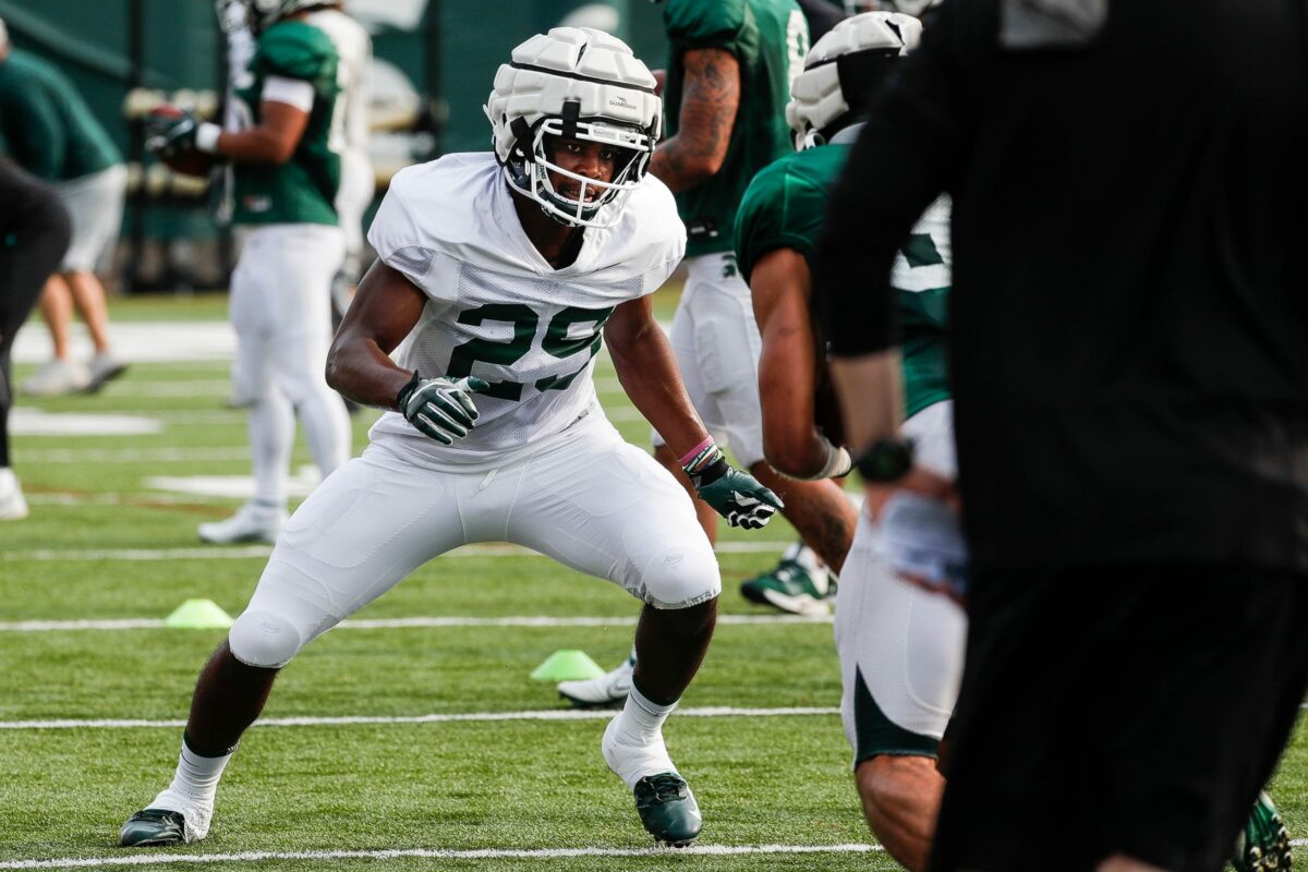 Michigan State football safety AJ Kirk enters NCAA transfer portal