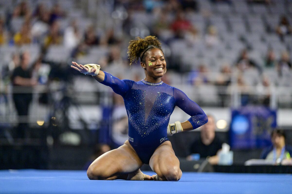 Michigan gymnast wins most prestigious award in collegiate gymnastics