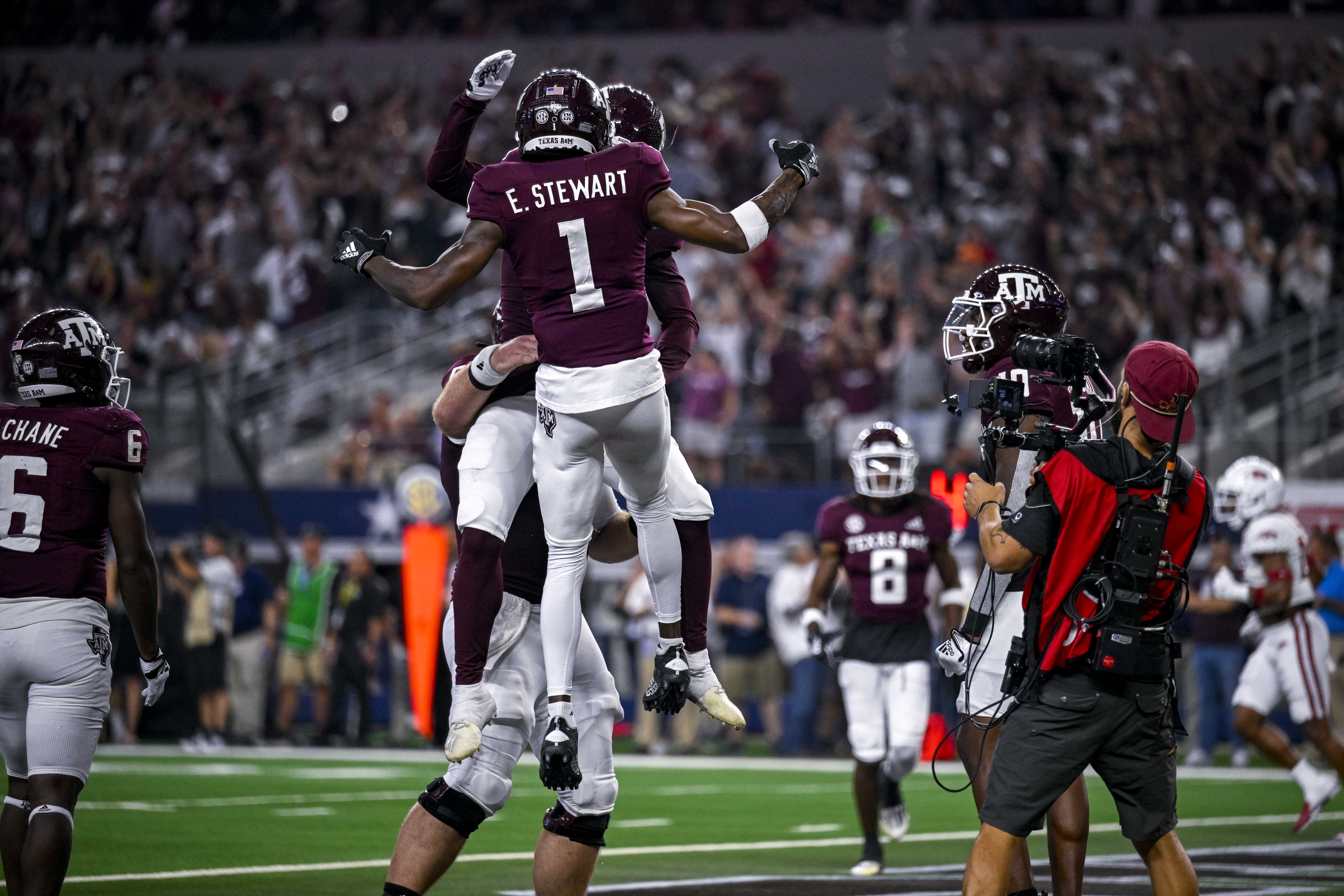 Report: Texas A&M WR Evan Stewart has returned to spring football practice