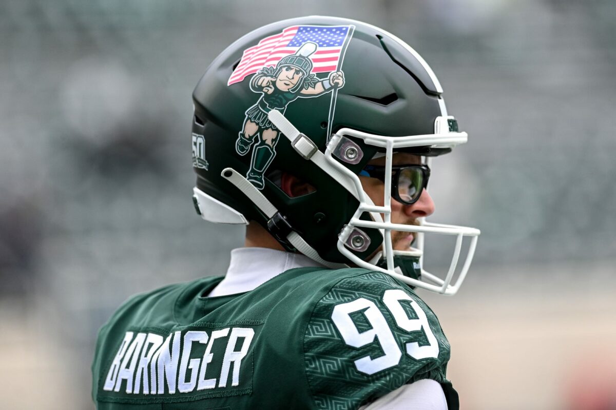Michigan State football punter Bryce Baringer drafted in the sixth round by the New England Patriots