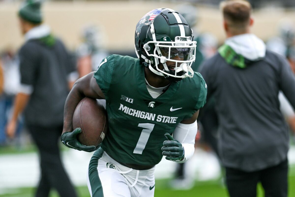 Michigan State football WR Jayden Reed drafted in second round of NFL draft by the Green Bay Packers