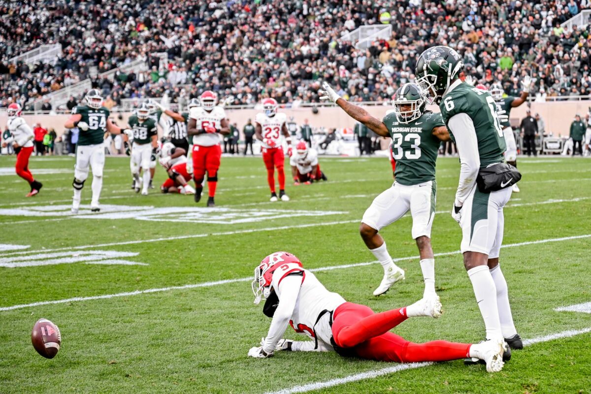 Michigan State football CB Ameer Speed selected by the New England Patriots in 2023 NFL draft