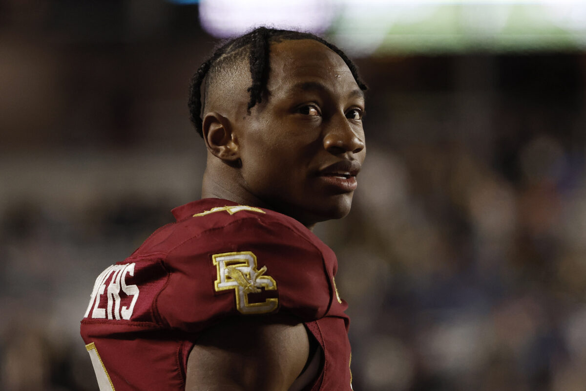 Boston College WR Zay Flowers reportedly visiting Ravens
