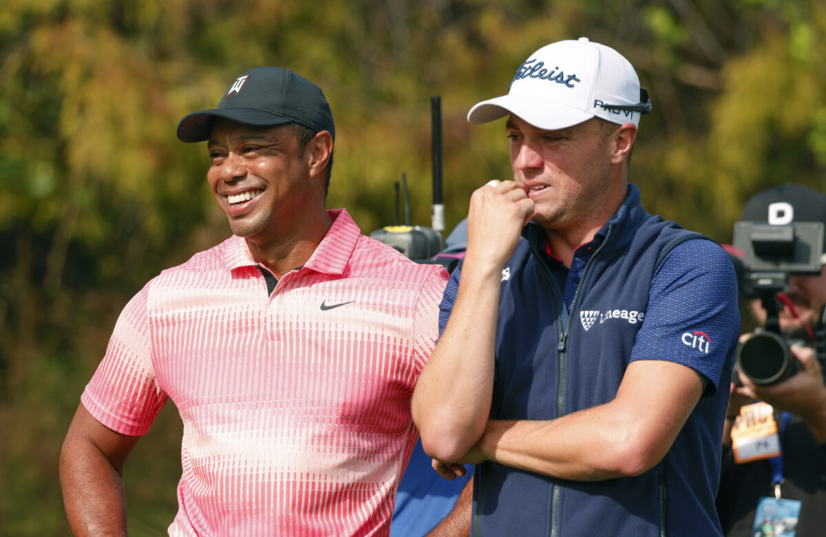 Justin Thomas saved his pal Tiger Woods by dropping a shot at the Masters and moving the cut line back