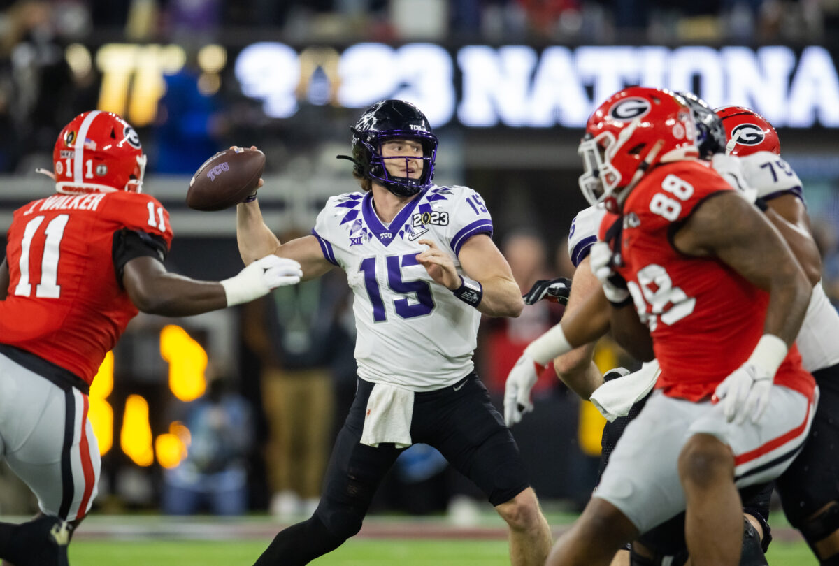 Instant analysis of the Chargers’ pick of TCU QB Max Duggan at No. 239 overall