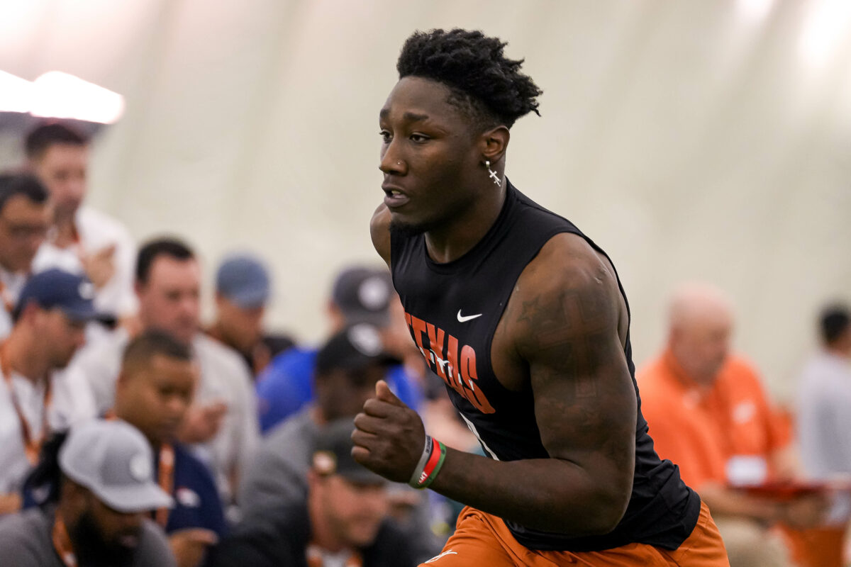 Listen to Texas LB DeMarvion Overshown’s draft call from the Dallas Cowboys