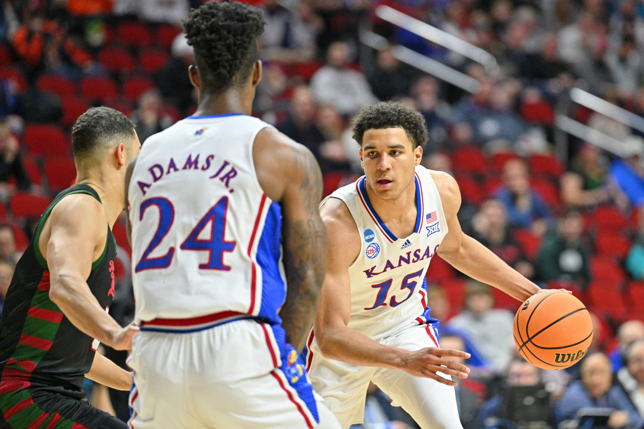 Kansas’ Bill Self addresses the draft situation with Kevin McCullar
